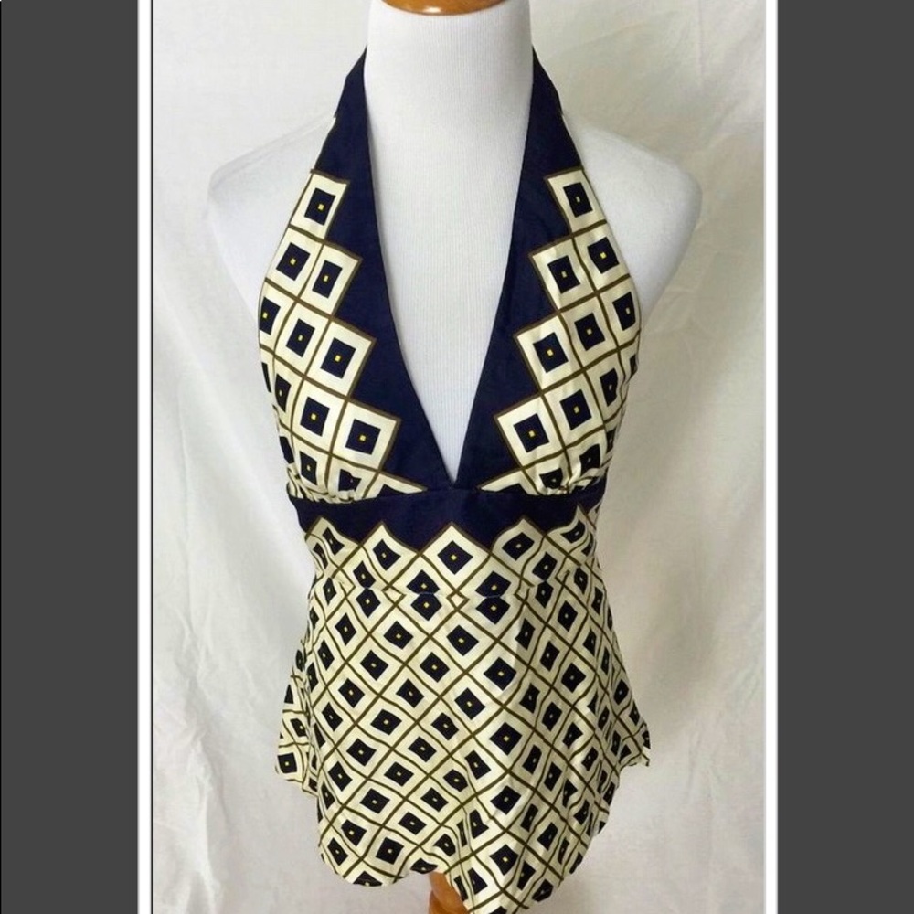 Jcrew 100% Silk Halter Top